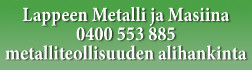 Lappeen Metalli ja Masiina logo